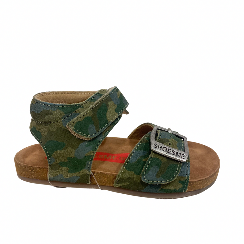 Shoesme Boys Camouflage Leather Sandals