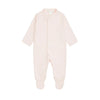 Marie Chantal Angle Wing Pointelle Sleepsuit - Pink