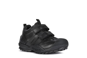 Geox Savage Leather Boys School Shoes