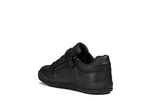 Geox Boys 'J Arzach B. D' Black Sneaker School Shoes | SALE