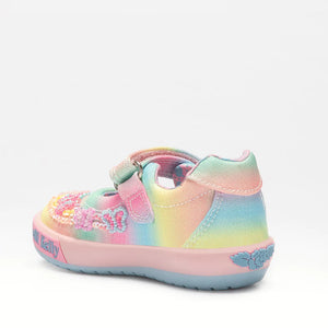 Lelli Kelly MYLA Multicoloured Butterfly Strap Baby and Junior Shoes | SALE