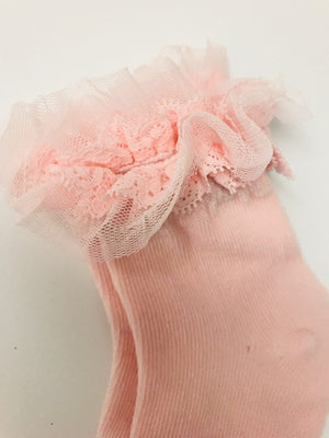 Pex Sonia Pink Ankle Socks
