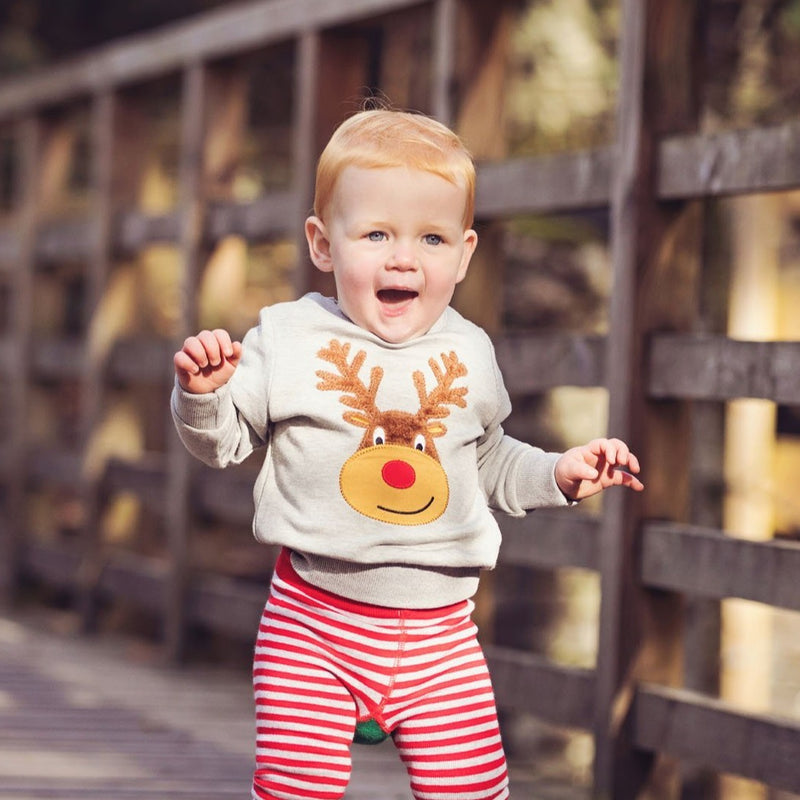 Blade and rose festive reindeer sweater