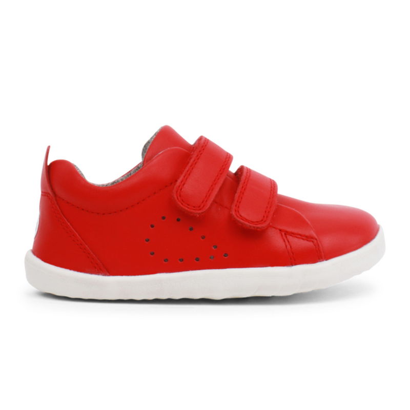 bobux grass court red trainers