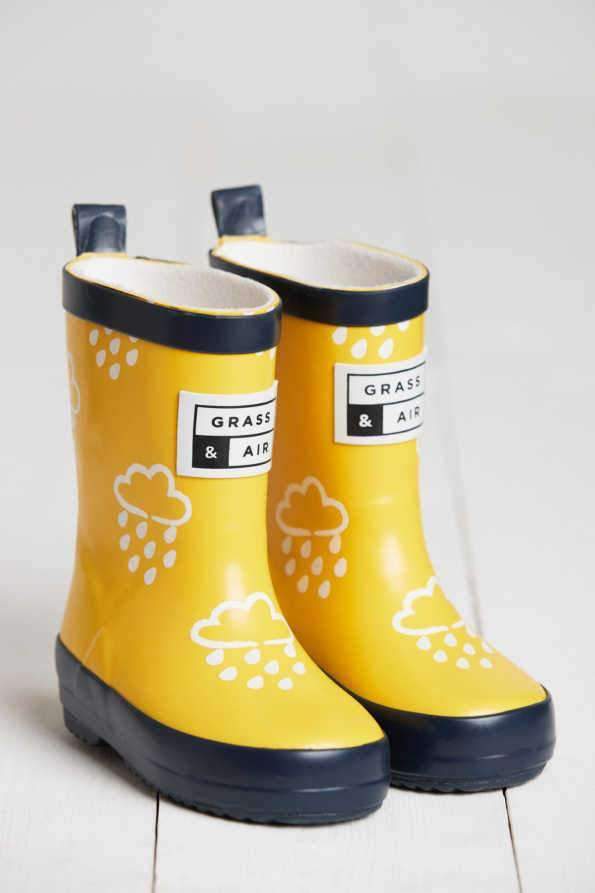 Grass & Air Colour Changing Wellies Yellow
