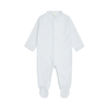 Marie Chantal Angle Wing Pointelle Sleepsuit - Blue
