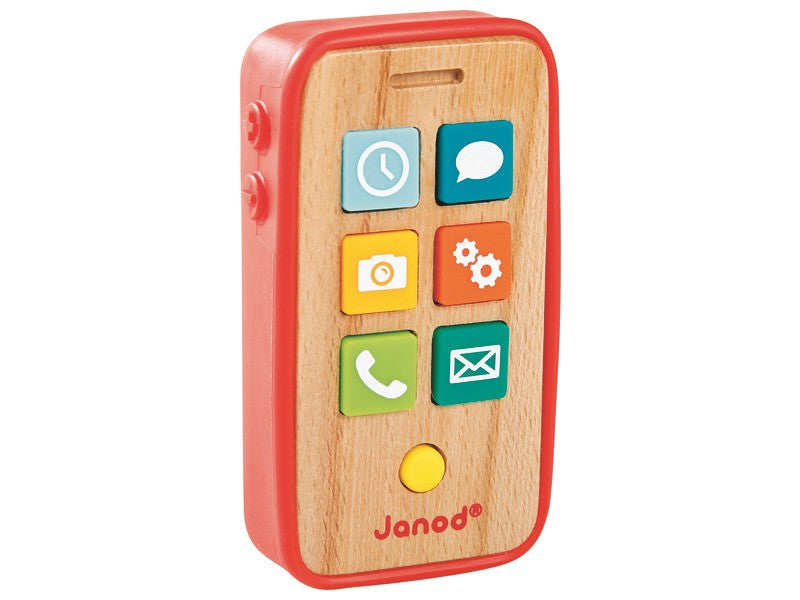janod wooden sound phone